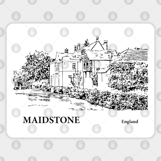 Maidstone England Magnet by Lakeric